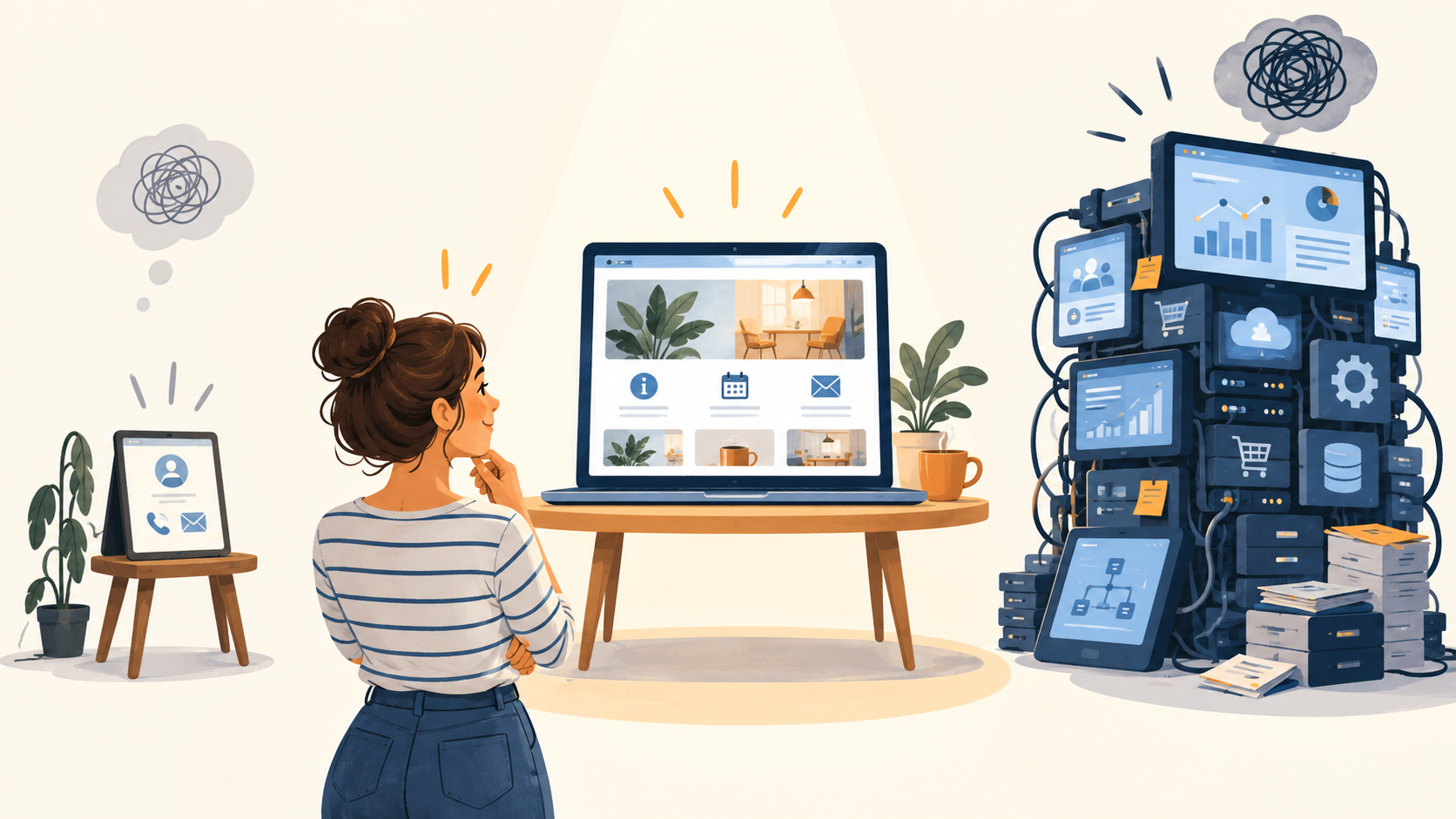 De juiste omvang van een website kiezen voor een klein bedrijf